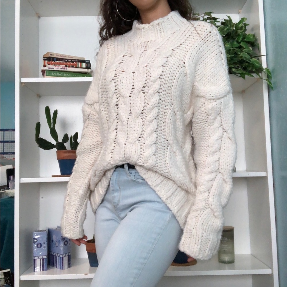 Zara knit turtle neck sweater